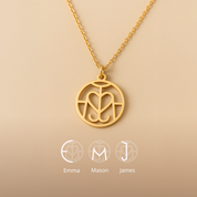Family Logo | Custom Monogram Necklace