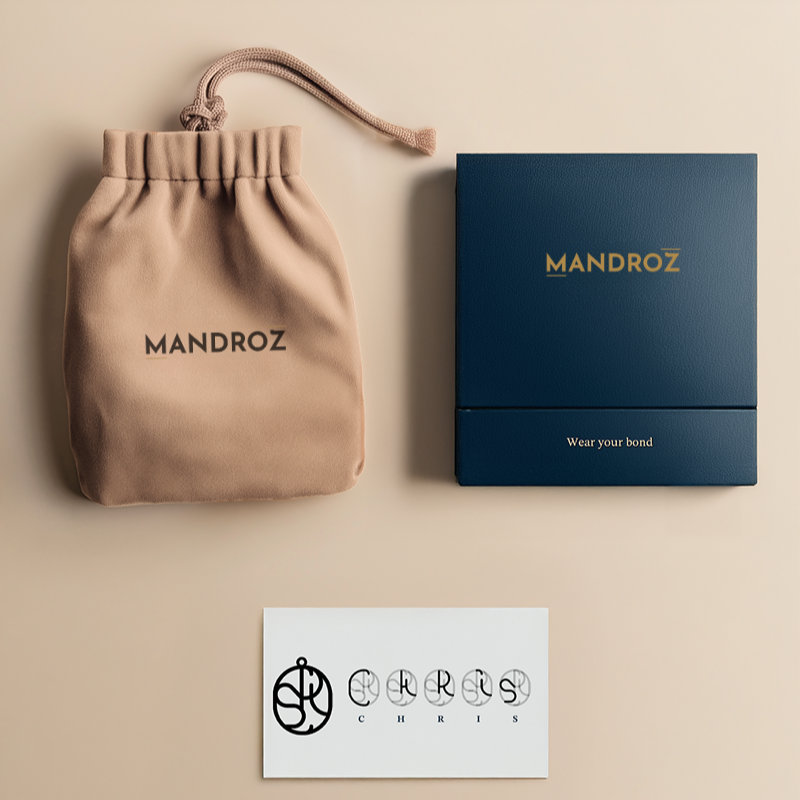 For Him & Her | Custom Monogram Keychain