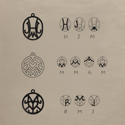 Family Logo | Custom Monogram Necklace