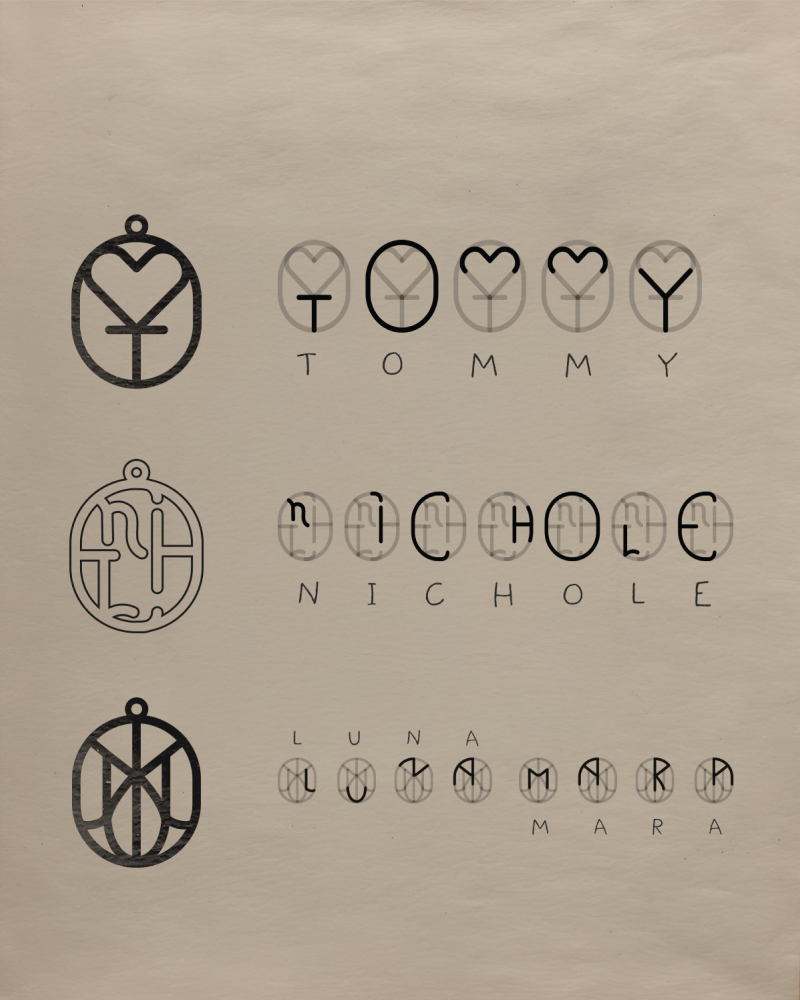 For Him & Her | Custom Monogram Keychain