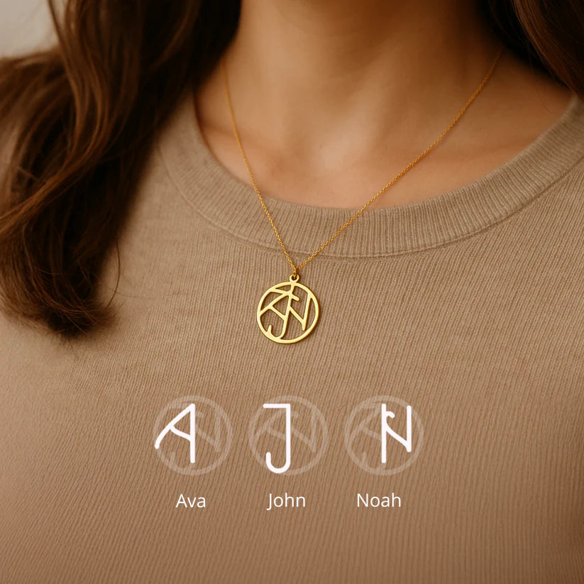 Family Logo | Custom Monogram Necklace