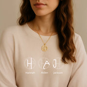 Family Logo | Custom Monogram Necklace