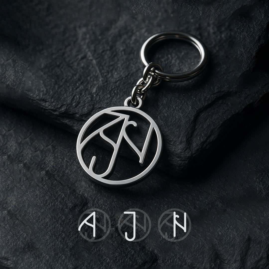 Family Logo | Custom Monogram Keychain