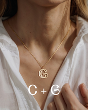 Bespoke Interwined Initials Necklace